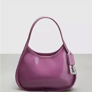 NWOT Purple Ergo Bag In Crinkle Patent Coachtopia Leather
